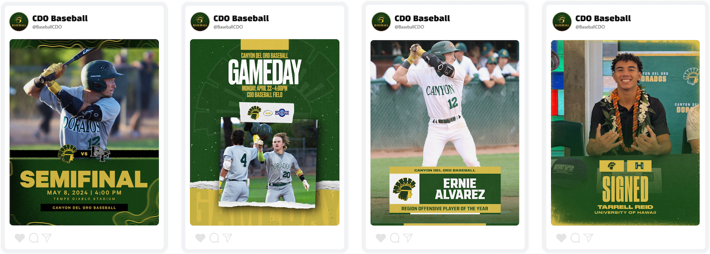 CDO Baseball Social Media