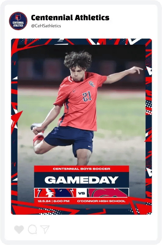 Centennial Soccer Gameday