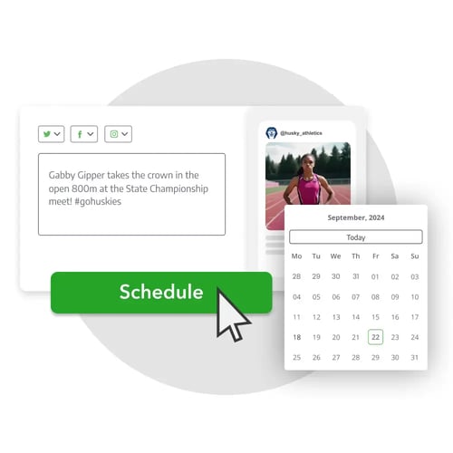 Content Planner Schedule, Light Mode