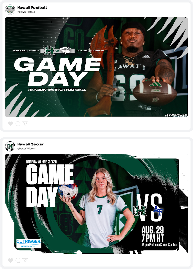 Hawaii Gameday Graphics