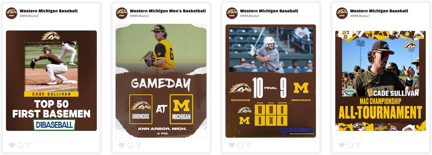 Western Michigan Baseball Graphics