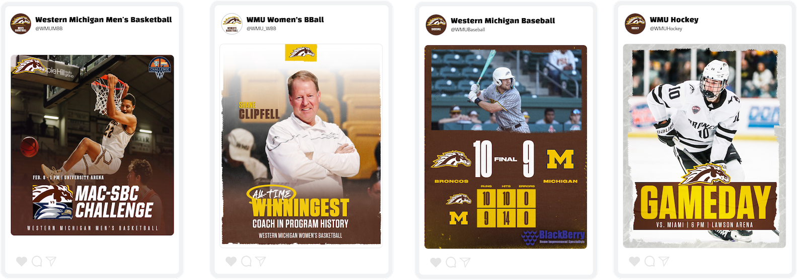 Western Michigan Social Media Content