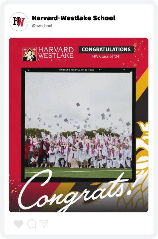 Harvard-Westlake Graduation Post