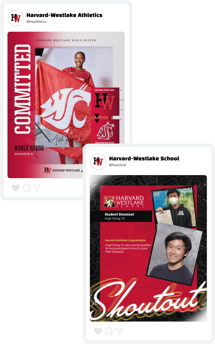 Harvard-Westlake Student College Committments