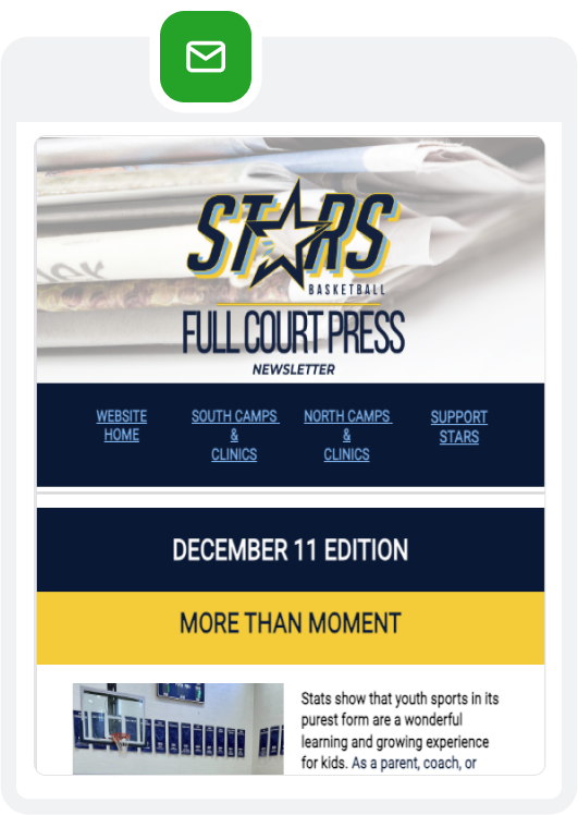 Stars Basketball Newsletter