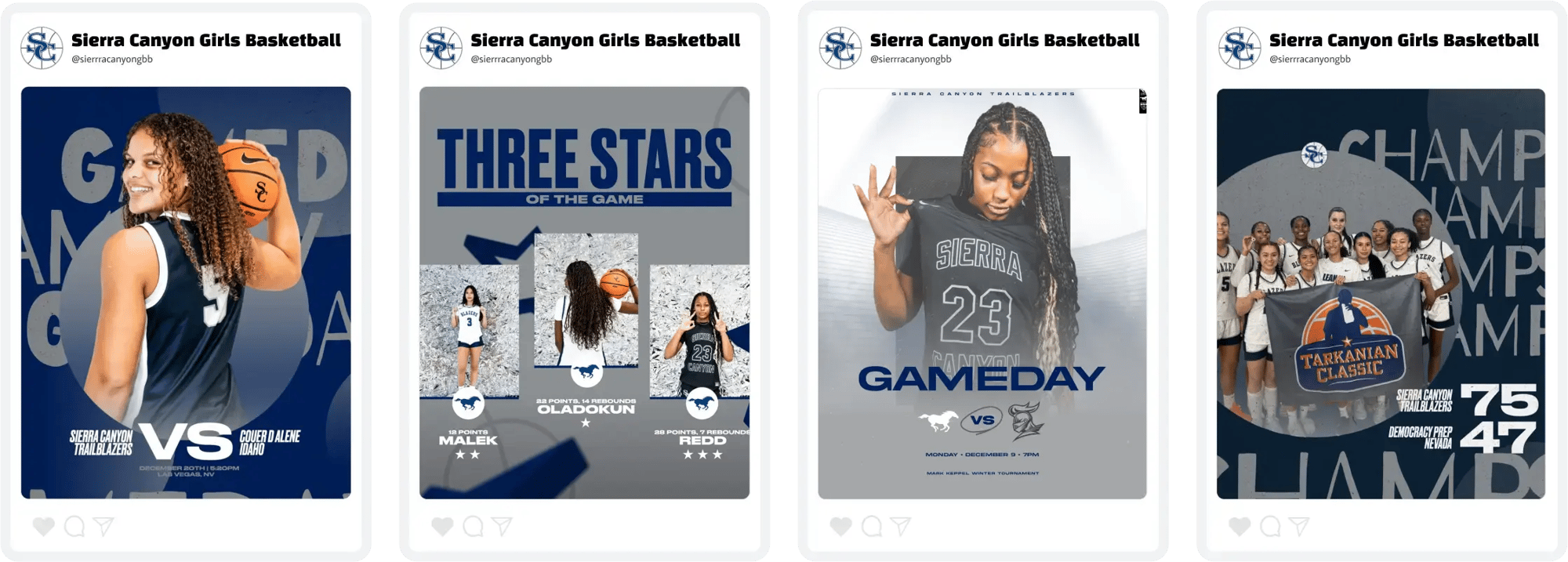 Sierra Canyon Social Media