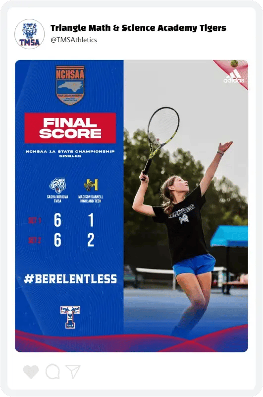 Triangle Tennis Final Score