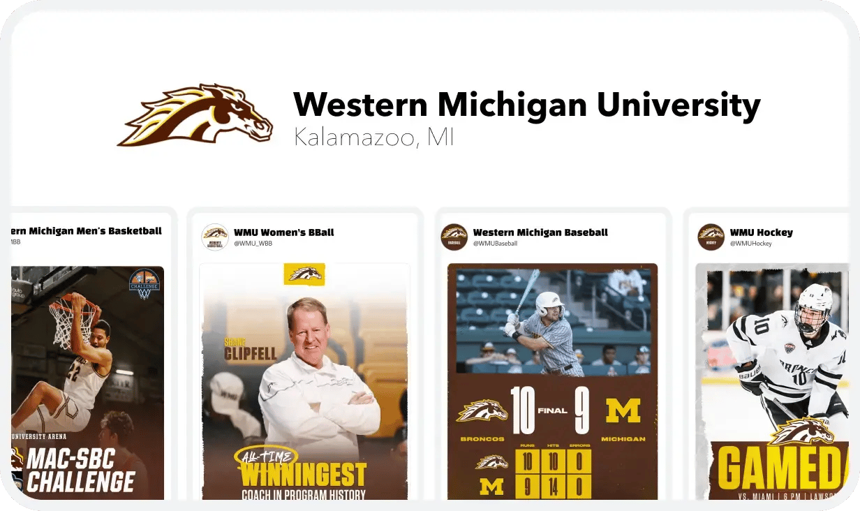 Western Michigan University Customer Example Image