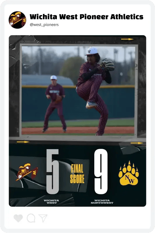 Wichita West Baseball Score