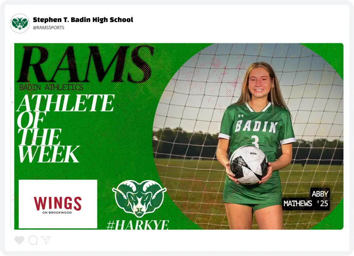 Badin Athlete of the Week