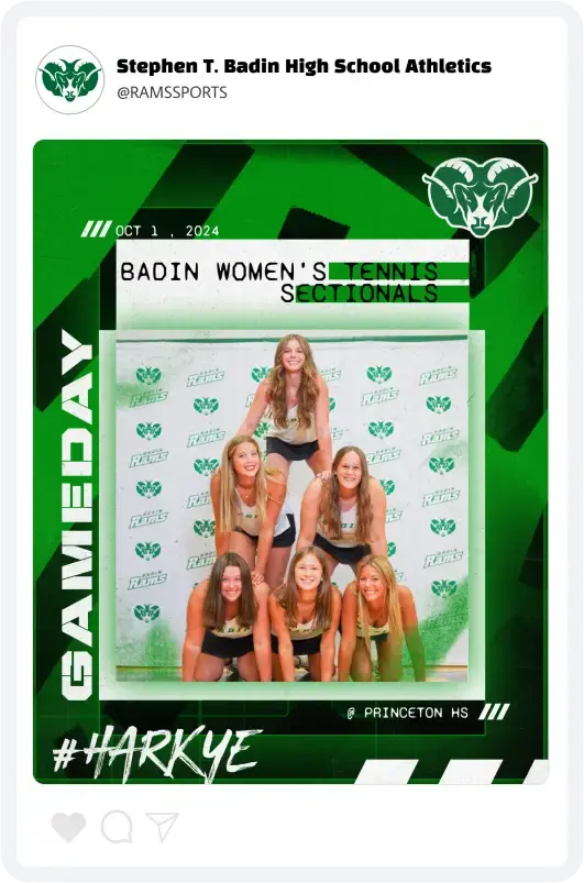 Badin Tennis Match Day