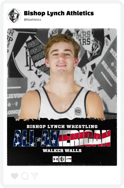 Bishop Lynch Wrestling All-American