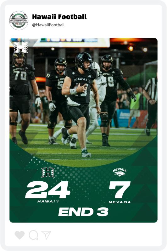 Hawaii Football Score Update