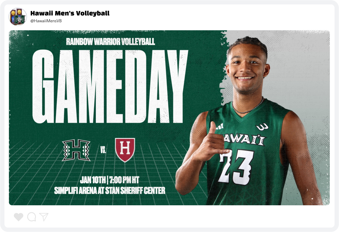 Hawaii Volleyball Gameday