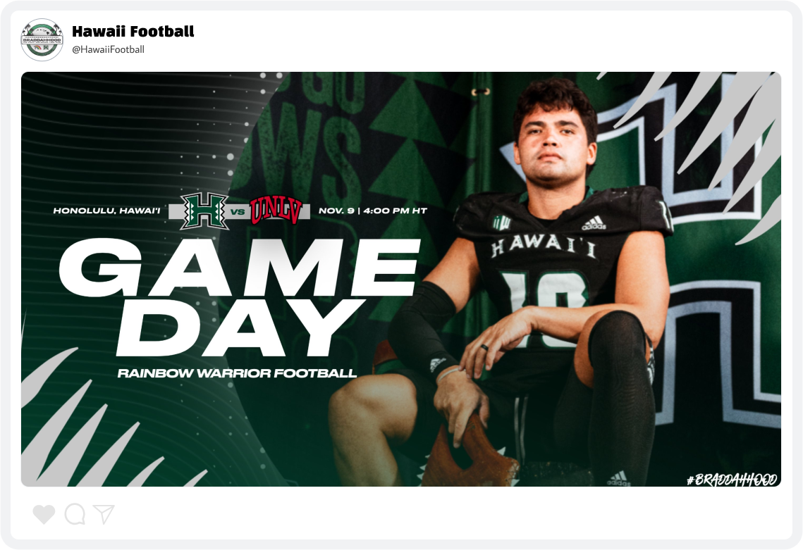 Hawaii Football Gameday