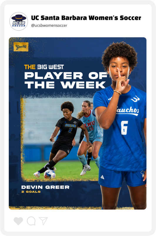 UCSB Soccer Player Spotlight