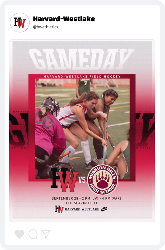 Harvard-Westlake Field Hockey Gameday