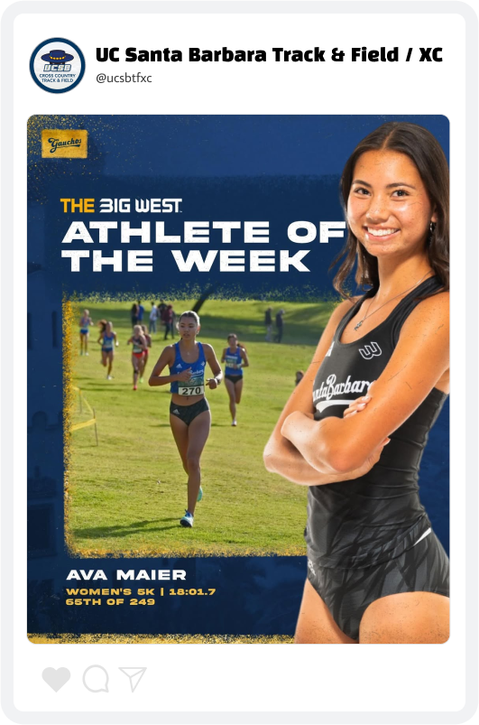 UCSB Track Athlete Spotlight