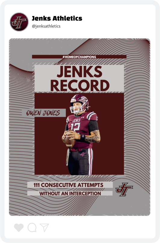 Jenks Football Record Breaking