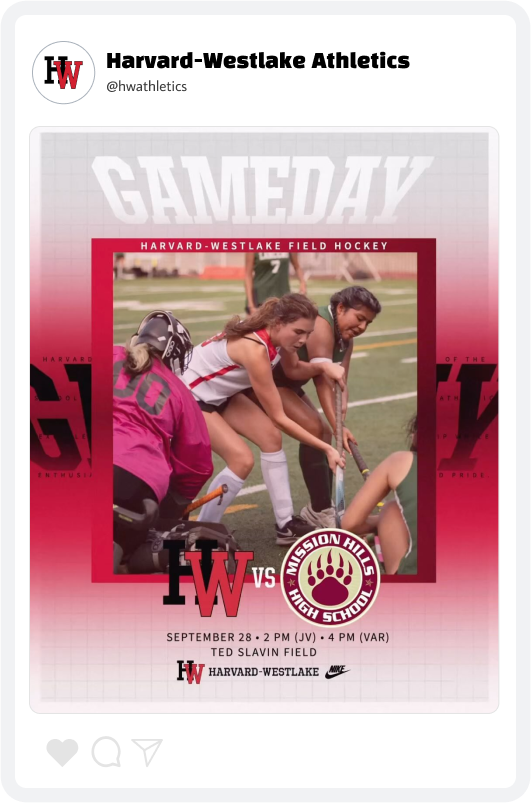 Harvard-Westlake Field Hockey Gameday