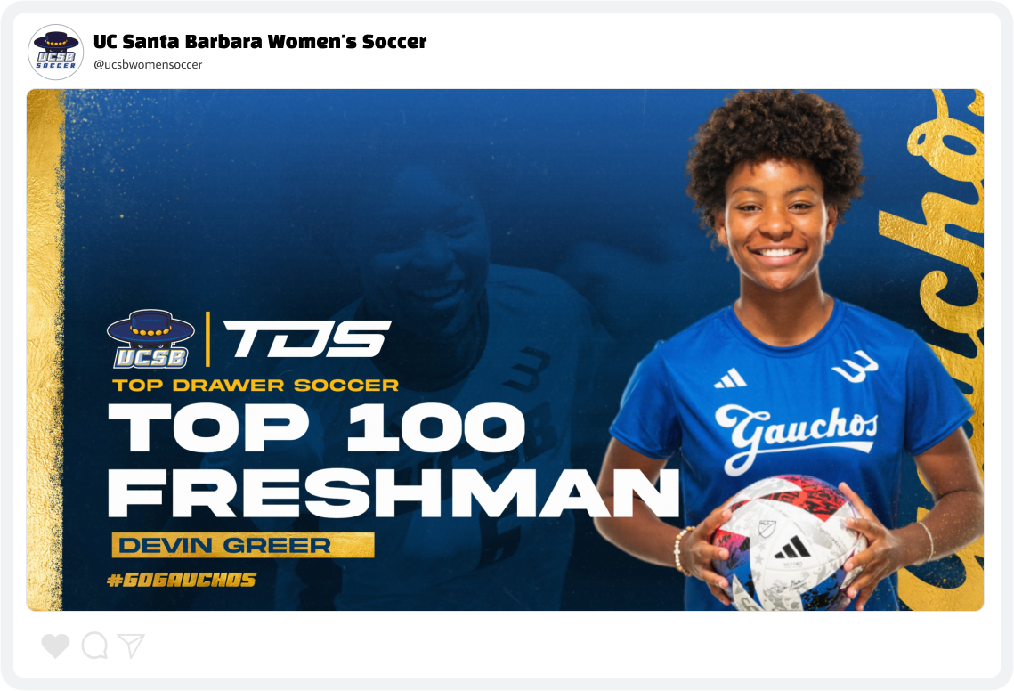 UCSB Soccer Athlete Spotlight