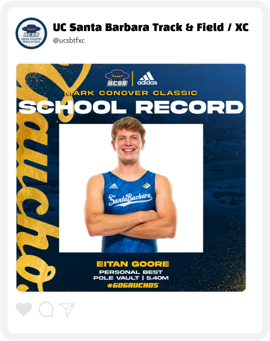 UCSB Track School Record