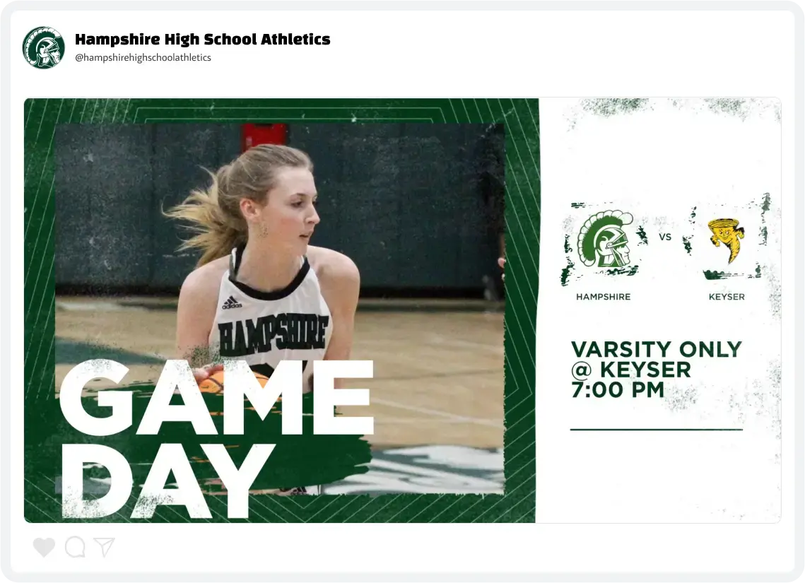 Hampshire Basketball Gameday