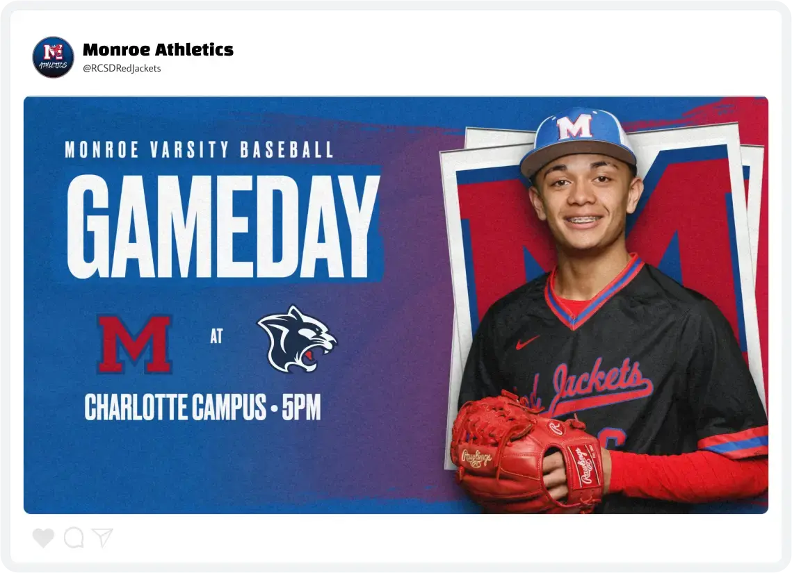 Monroe Baseball Gameday