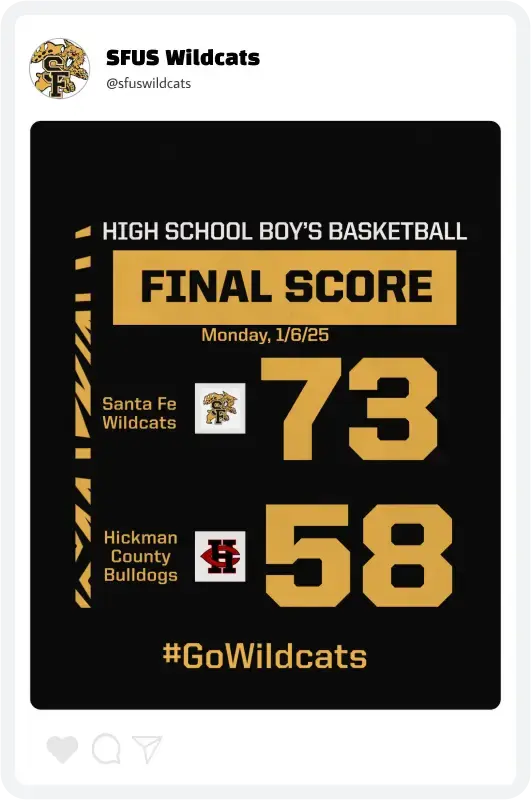 Santa Fe Basketball Final Score