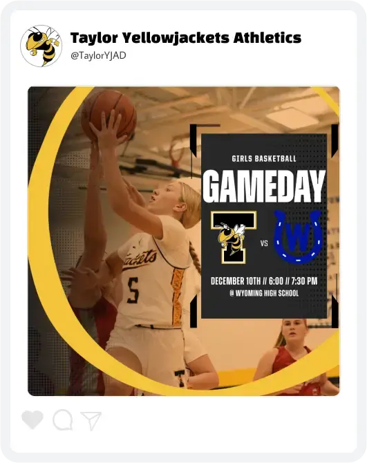 Taylor Basketball Gameday