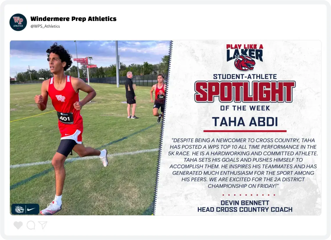 Windermere Athlete Spotlight